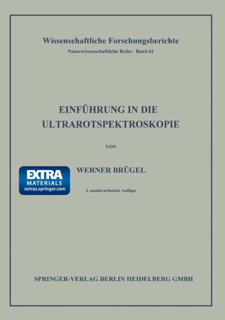 Einfuhrung in die Ultrarotspektroskopie, PDF eBook