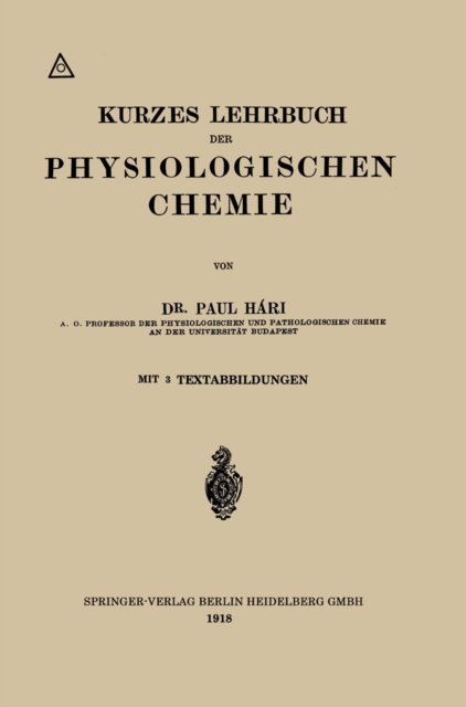 Kurzes Lehrbuch der Physiologischen Chemie, PDF eBook