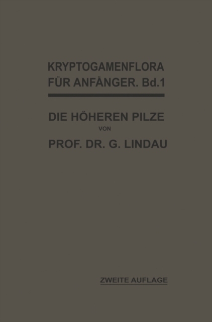 Die hoheren Pilze (Basidiomycetes.), PDF eBook