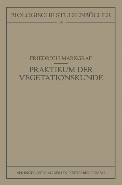 Kleines Praktikum der Vegetationskunde, PDF eBook