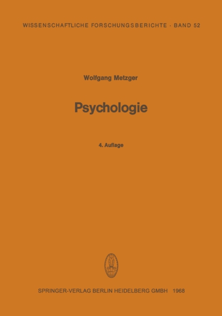 Psychologie : Die Entwicklung ihrer Grundannahmen seit der Einfuhrung des Experiments, PDF eBook