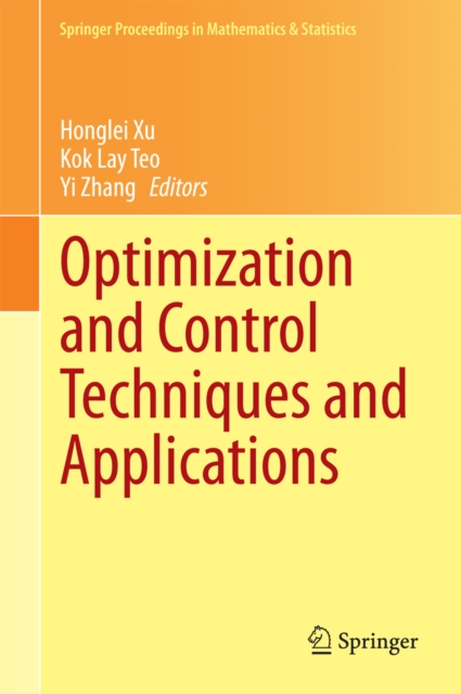 Optimization and Control Techniques and Applications, PDF eBook