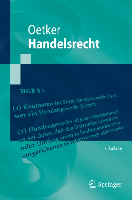 Handelsrecht, PDF eBook