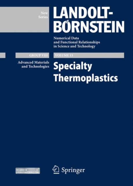 Specialty Thermoplastics, Hardback Book