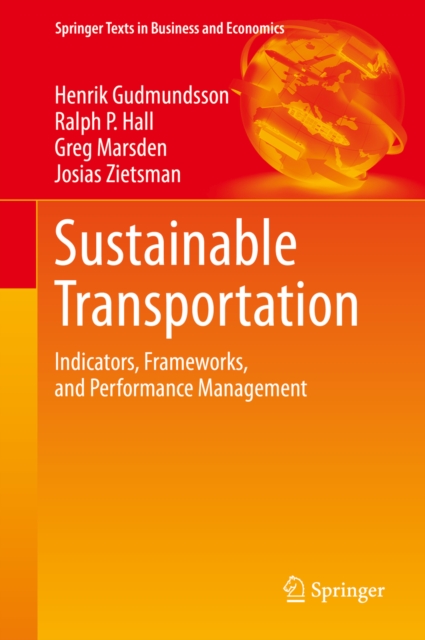 Sustainable Transportation : Indicators, Frameworks, and Performance Management, PDF eBook