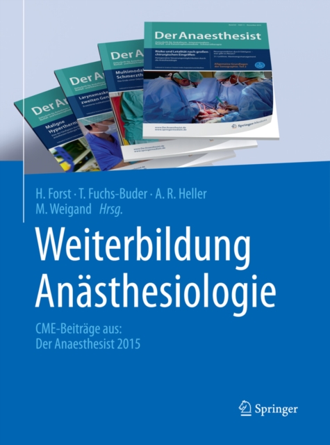 Weiterbildung Anasthesiologie : CME - Beitrage aus: Der Anaesthesist 2015, PDF eBook