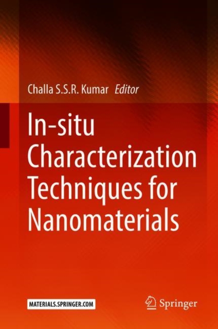 In-situ Characterization Techniques for Nanomaterials, Hardback Book