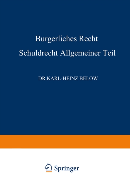 Burgerliches Recht Schuldrecht, Allgemeiner Teil, PDF eBook