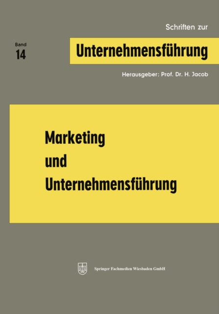 Marketing und Unternehmensfuhrung, PDF eBook
