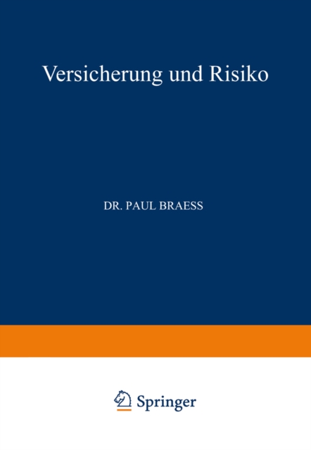 Versicherung und Risiko, PDF eBook
