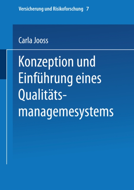 Konzeption und Einfuhrung eines Qualitatsmanagementsystems, PDF eBook
