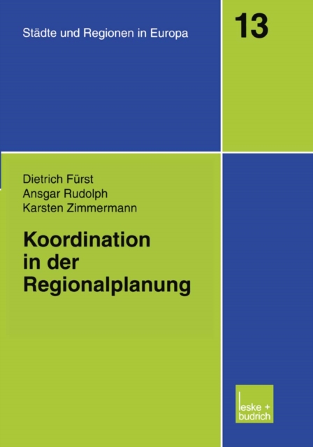 Koordination in der Regionalplanung, PDF eBook