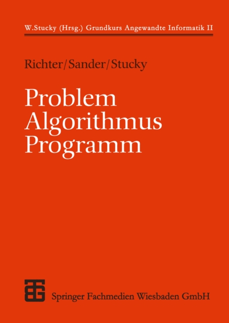 Problem - Algorithmus - Programm, PDF eBook