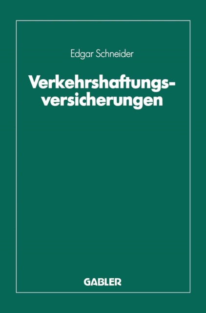 Verkehrshaftungsversicherungen, PDF eBook
