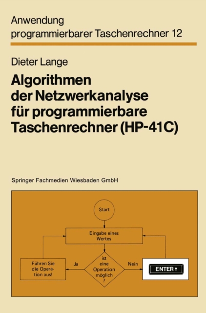 Algorithmen der Netzwerkanalyse fur programmierbare Taschenrechner (HP-41C), PDF eBook