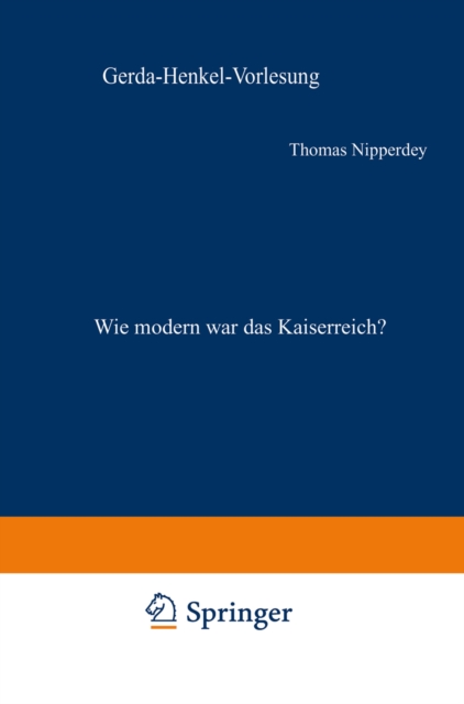 Wie modern war das Kaiserreich? : Das Beispiel der Schule, PDF eBook