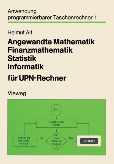 Angewandte Mathematik, Finanzmathematik, Statistik, Informatik fur UPN-Rechner, PDF eBook