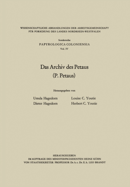 Das Archiv des Petaus : (P. Petaus), PDF eBook