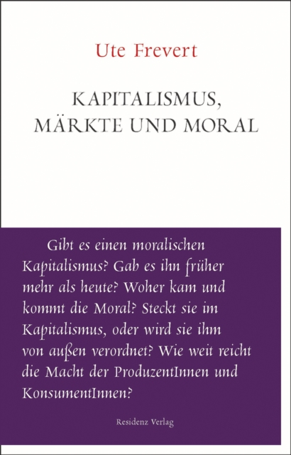 Kapitalismus, Markte und Moral, EPUB eBook