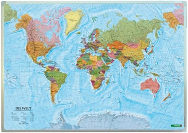 Wall Map Magnetic Marker Board: The World 1:40,000,000, Sheet map, folded Book