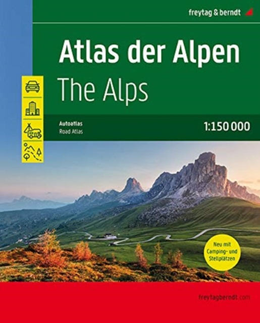 Alps road atlas, Spiral bound Book