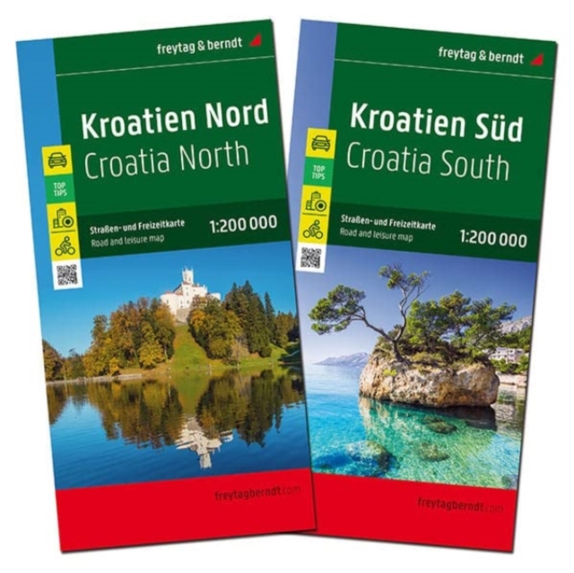 Croatia North and South Map Pack, Sheet map, folded Book