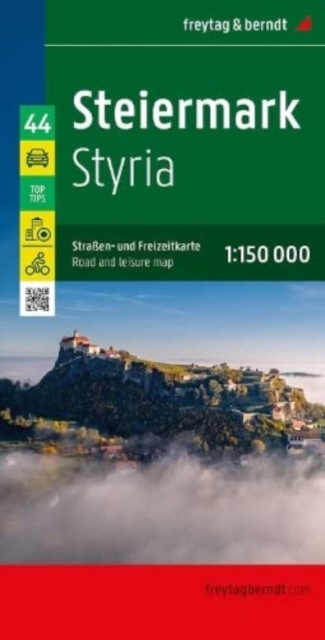 Styria Road and Leisure Map 1:150,000, Sheet map, folded Book