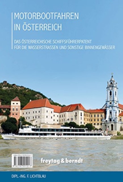 Motor boating in Austria, Sheet map, folded Book