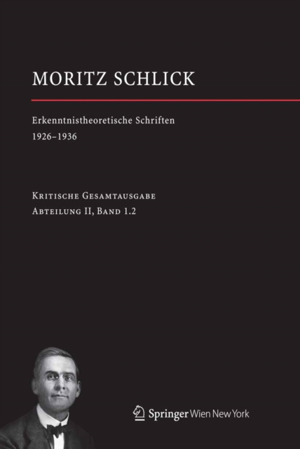 Moritz Schlick. Erkenntnistheoretische Schriften 1926-1936, PDF eBook