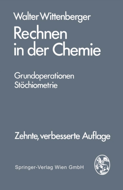 Rechnen in der Chemie : Grundoperationen - Stochiometrie, PDF eBook