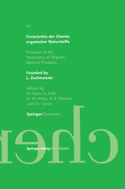 Fortschritte der Chemie organischer Naturstoffe / Progress in the Chemistry of Organic Natural Products, PDF eBook