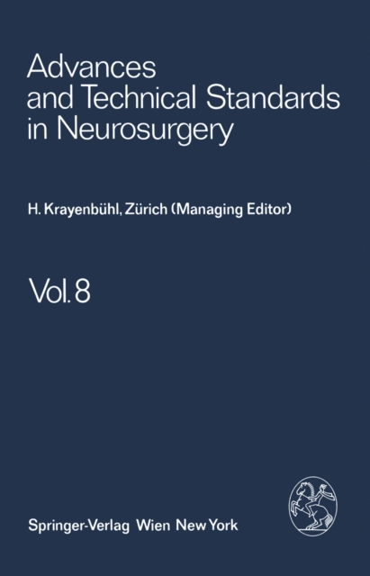 Advances and Technical Standards in Neurosurgery, PDF eBook