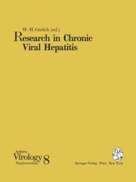 Research in Chronic Viral Hepatitis, PDF eBook