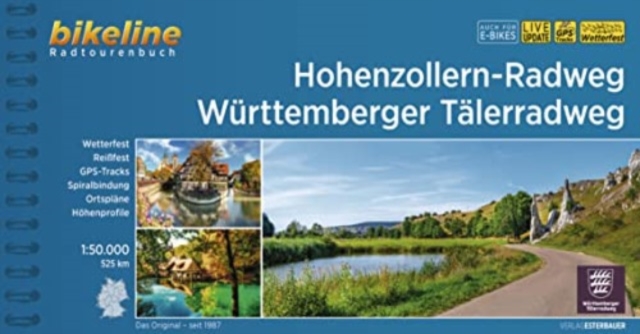 Hohenzollern Radweg - Wurttemberger Talerradweg, Spiral bound Book