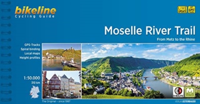 Moselle River Trail from Metz to the Rhine, Spiral bound Book