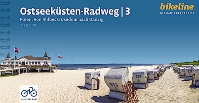 Ostseekusten - Radweg 3 Polen: Von Ahlbeck/Usedom nach Danzi, Spiral bound Book