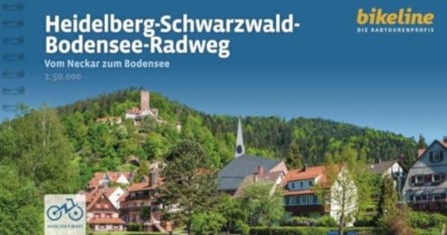 Heidelberg - Schwarzwald - Bodensee Radweg, Spiral bound Book
