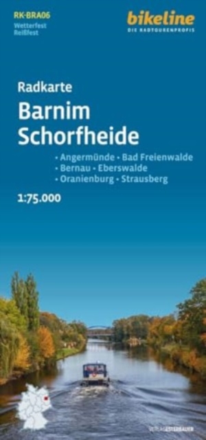 Barnim / Schorfheide Land cycle map : BRA06, Sheet map, folded Book