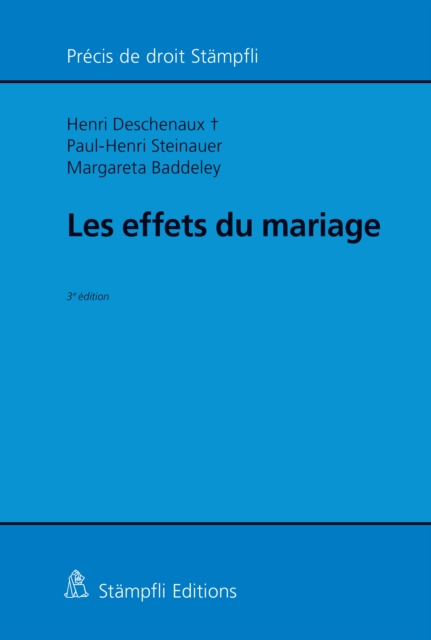 Les effets du mariage, PDF eBook