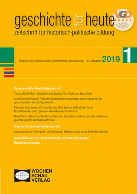 Sprachsensibler Geschichtsunterricht : geschichte fur heute 1/2019, PDF eBook
