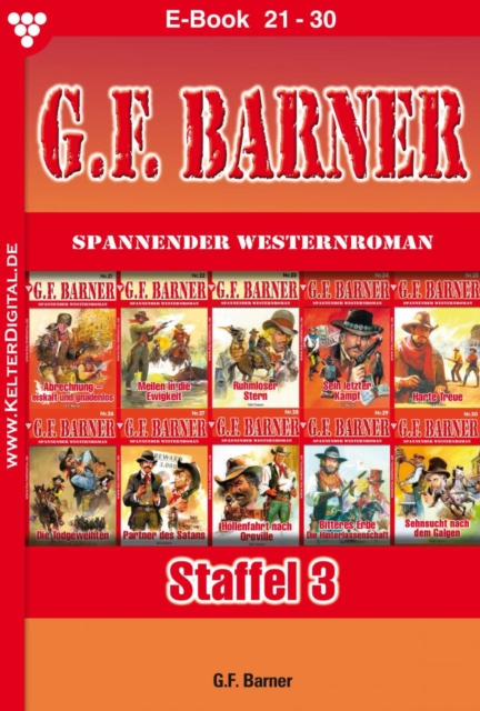 E-Book 21-30 : G.F. Barner Staffel 3 - Western, EPUB eBook
