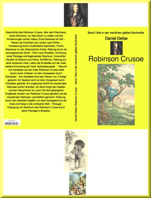 Daniel Defoe: Robinson Crusoe  - Band 194 in der maritimen gelben Buchreihe - bei Jurgen Ruszkowski : Band 194 in der maritimen gelben Buchreihe, EPUB eBook