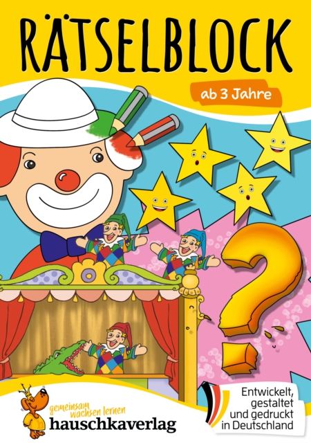 Ratselblock ab 3 Jahre - Band 1 : Bunter Ratselspa fur den Kindergarten - Labyrinth, Fehlersuche, knobeln und logisches Denken fordern, PDF eBook
