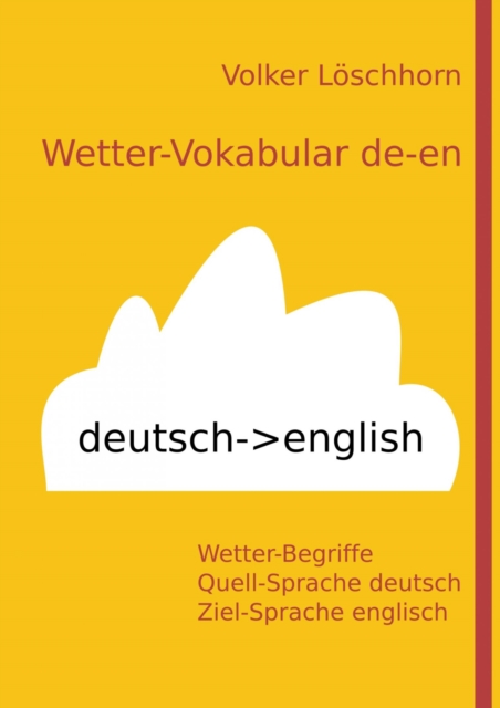 Wetter-Vokabular de-en : Weather vocabulary de-en, EPUB eBook