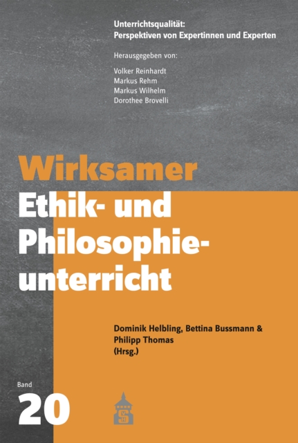Wirksamer Ethik- und Philosophieunterricht, PDF eBook