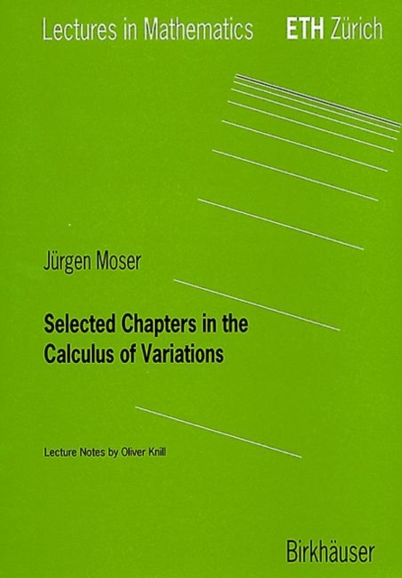 Selected Chapters in the Calculus of Variations, Paperback / softback Book
