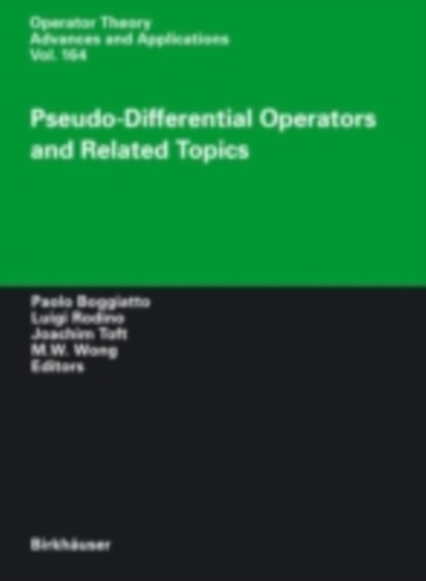 Pseudo-Differential Operators and Related Topics, PDF eBook