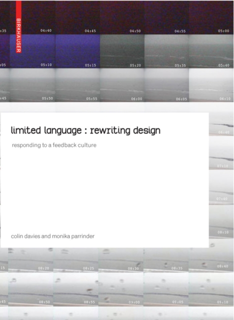 limited language: rewriting design : responding to a feedback culture, Hardback Book