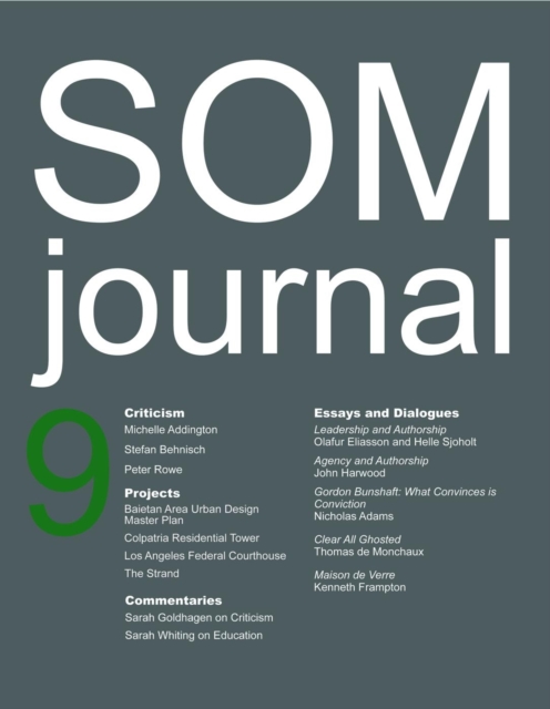 SOM Journal 9, Paperback / softback Book