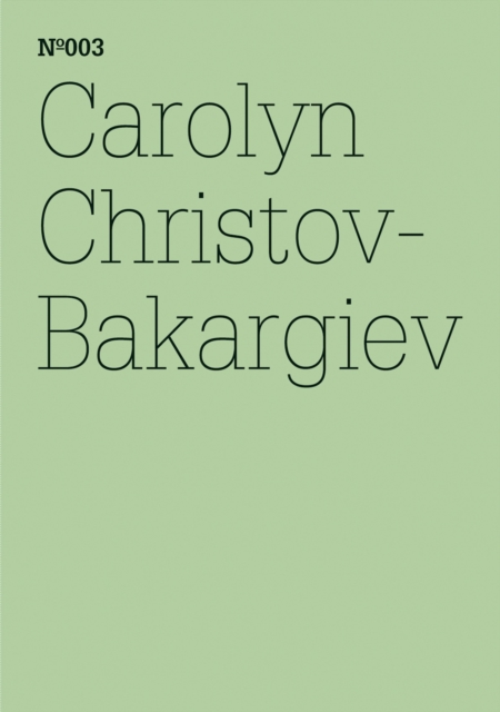 Carolyn Christov-Bakargiev : Brief an einen Freund(dOCUMENTA (13): 100 Notes - 100 Thoughts, 100 Notizen - 100 Gedanken # 003), PDF eBook